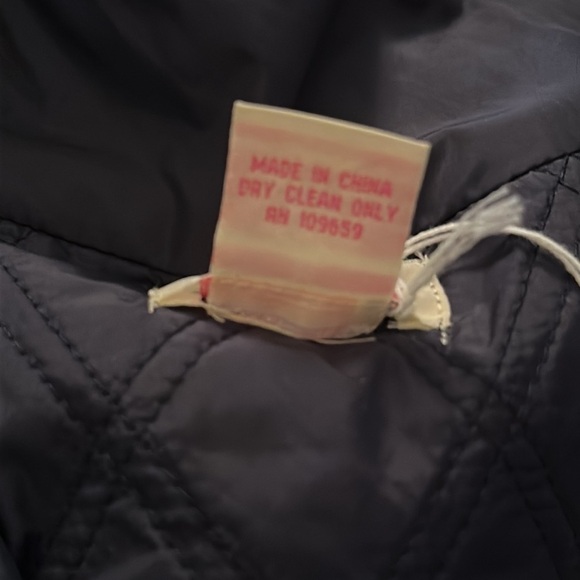 Pink Pineapple Navy and White Stripe Sweater Jacket NWT size Medium - Picture 5 of 7